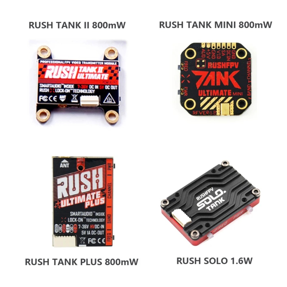 RUSH TANK Ultimate II/Mini/PLU - Drone Racing Vtx ulasan dan harga