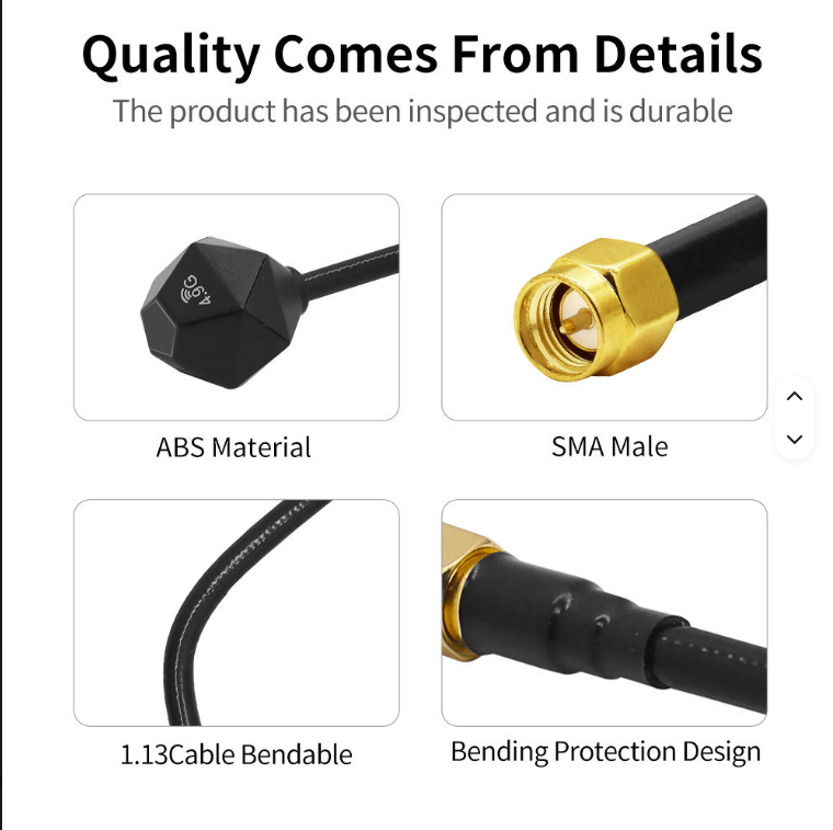 Antena 5.8GHz 3.5dBi LHCP RP S - Drone Racing Antenna ulasan dan harga